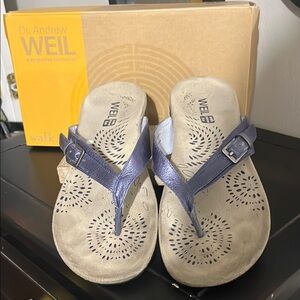 Dr. Andrew Weil Blue Sandals